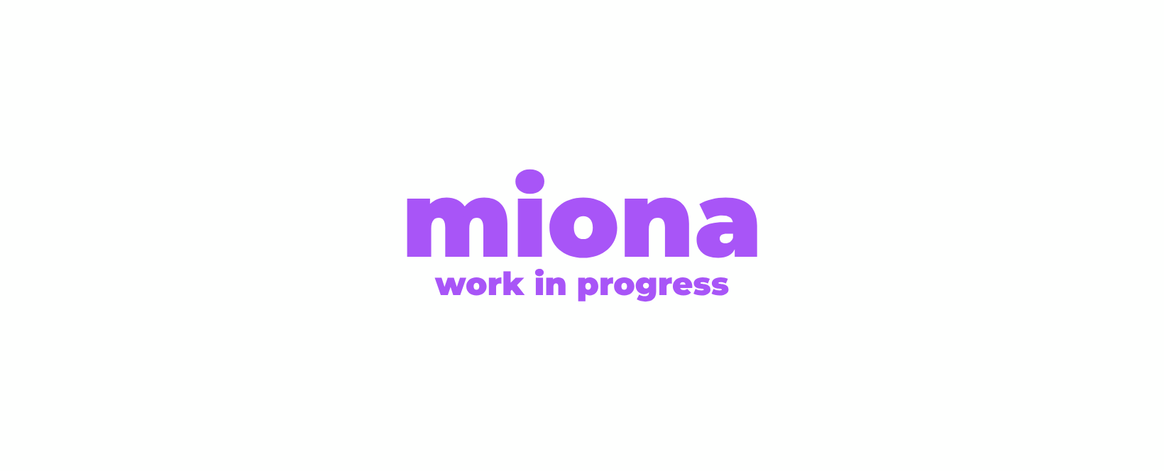 Introduction - Miona Docs